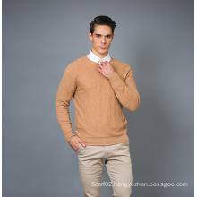 Men′s Fashion Cashmere Blend Sweater 17brpv077